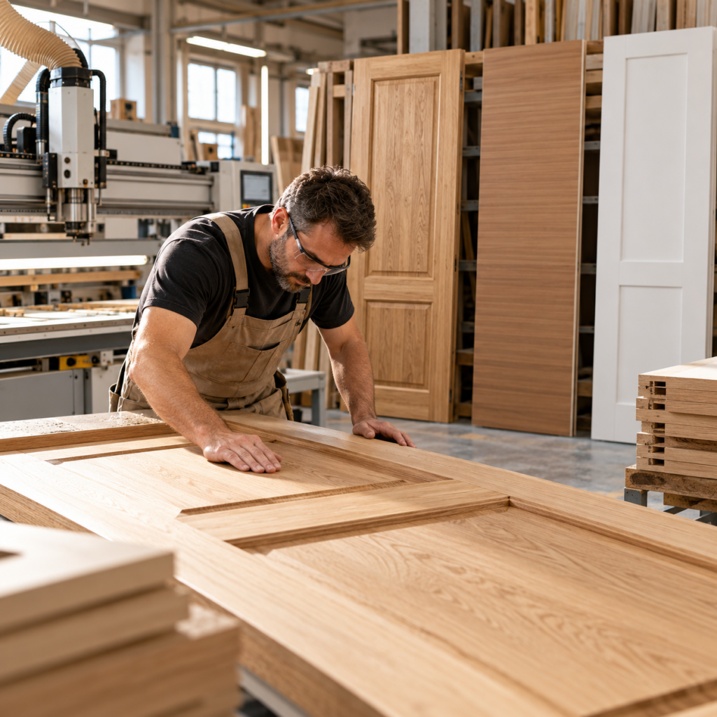 Cómo se fabrica una puerta de madera a medida: del diseño al acabado final